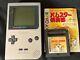 Nintendo Gameboy Light Silver Color Console Hgb-101 And Game Set, Working-g0524