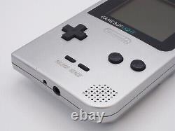 Nintendo Gameboy Light silver console MGB-101 & Pokémon Red Japanese ver. TESTED