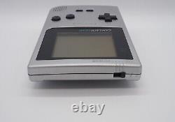 Nintendo Gameboy Light silver console MGB-101 & Pokémon Red Japanese ver. TESTED