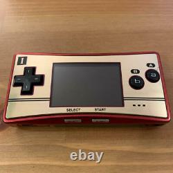 Nintendo Gameboy Micro Famicom Color No Box Two game software are included Used