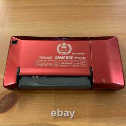 Nintendo Gameboy Micro Famicom Color No Box Two game software are included Used
