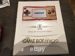 Nintendo Gameboy Micro Famicom color console Limited Edition Complete Boxed GBA