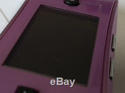Nintendo Gameboy Micro Purple color console set/console, manual, box/work fine-G5