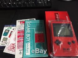 Nintendo Gameboy Pocket CIB MINT X6 All Colours