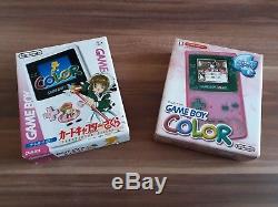 Nintendo Gameboy color Sakura Taisen et Sakura Card Captor MINT matching numbers
