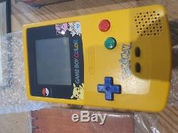 Nintendo Gameboy colour Pikachu Special Edition Boxed