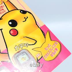 Nintendo Pocket Pikachu Color Unopened withGuide Book Pokemon Game Pedometer Japan