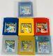Nintendo Pokemon Gameboy Color Games Lot Red Blue Red Gold Crystal Silver