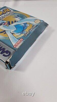 Nintendo Pokémon Silver (Game Boy Color, 2001) with insert and trainers guide