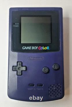 Nintendo gameboy color cgb-001 dark purple