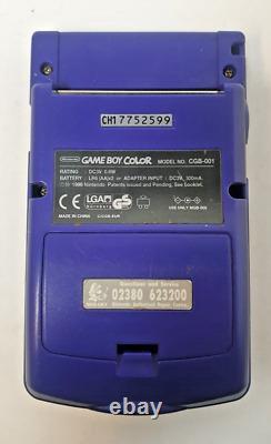 Nintendo gameboy color cgb-001 dark purple