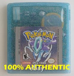 ORIGINAL AUTHENTIC Pokemon Crystal Version Can Save New Battery Game Boy Color