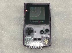 Official Nintendo Game Boy Color Handheld Console CGB-001 Atomic Clear Purple