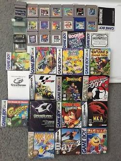 Original Gameboy + Gameboy Color Epic Bundle Games + Accessories