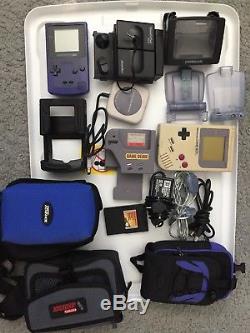 Original Gameboy + Gameboy Color Epic Bundle Games + Accessories