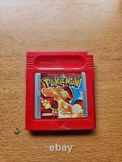 Original Nintendo Game Boy Color Purple Translucent Pokemon Red Cartridge