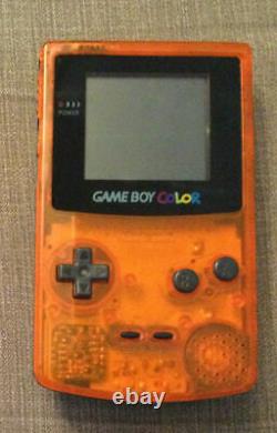 Original Nintendo Gameboy Color Daiei Hawks Orange