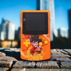 PREMIUM GBC Game Boy Color IPS screen & custom shell with box Dragon Ball, Goku
