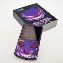 PREMIUM GBC Game Boy Color IPS screen & custom shell with box Gengar