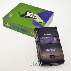 PREMIUM GBC Game Boy Color IPS screen & custom shell with box Joker