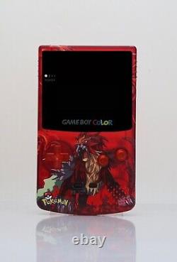 PREMIUM Game Boy Color Custom shell & box, backlit IPS screen Entei