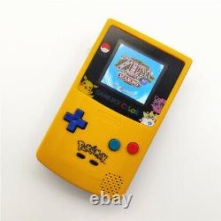 Pokemen Refurbished Game Boy Color GBC Console Brighter Back Light Backlight LCD