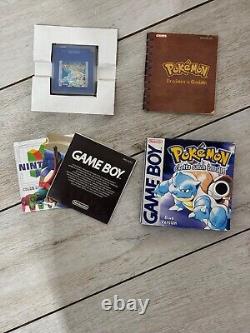 Pokémon Blue Nintendo Game Boy Original Box & Complete