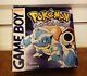 Pokémon Blue Version (game Boy, 1998) Box And Game Holder Only