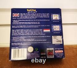 Pokémon Blue Version (Game Boy, 1998) BOX And Game Holder only