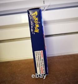 Pokémon Blue Version (Game Boy, 1998) BOX And Game Holder only