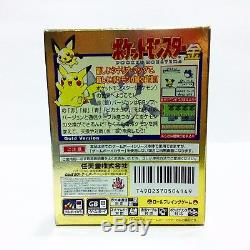 Pokemon Center Japan Exclusive Game Boy Color Model Cgb-001 + Pokemon Gold