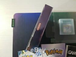Pokemon Cristallo Nintendo Game Boy Color 2001 Originale Italiano +Box Protector