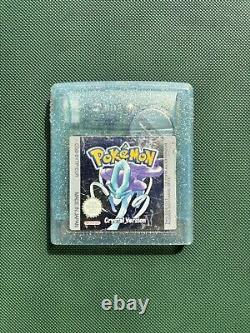 Pokemon Crystal Genuine Game Cartridge Game Boy Color (Tested, Saves Game)