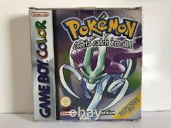 Pokemon Crystal (Nintendo Game Boy Color Colour, PAL) Boxed with Manual