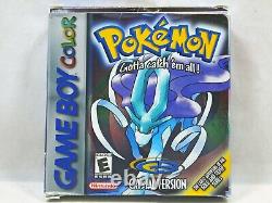 Pokemon Crystal (Nintendo Game Boy Color GBC) Tested Authentic COMPLETE CIB