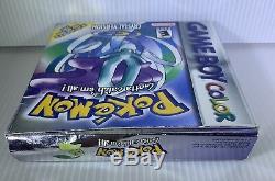 Pokemon Crystal Nintendo Gameboy Color GBC CIB Complete In Box NEW SAVE BATTERY