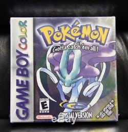Pokemon Crystal Nintendo Gameboy Color gbc SEALED Beautiful