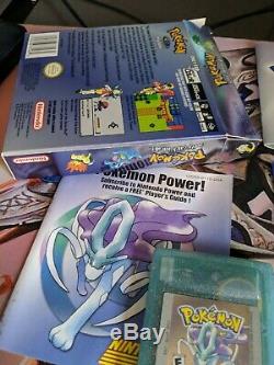 Pokemon Crystal Version (Game Boy Color, 2001) cib complete in box