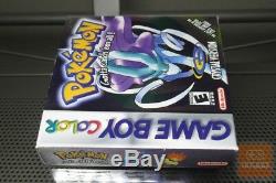 Pokemon Crystal Version (Game Boy Color, GBC 2001) COMPLETE! AUTHENTIC