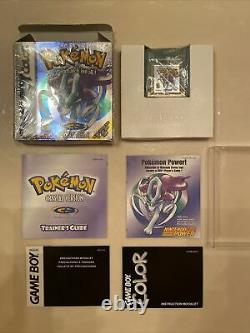 Pokemon Crystal Version Game Boy Color Nintendo Authentic CIB Complete USA ESRB