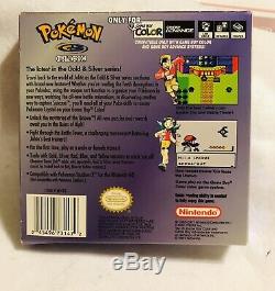 Pokemon Crystal Version Game Boy Color Original Owner Authentic. CIB