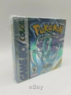 Pokemon Crystal Version Game Boy Sealed Rare Color Never Gameboy Mint Box