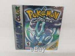 Pokemon Crystal Version Gameboy FACTORY SEALED Rare Color Never Game boy Mint