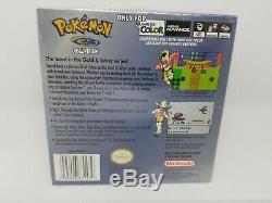 Pokemon Crystal Version Gameboy FACTORY SEALED Rare Color Never Game boy Mint