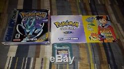 Pokemon Crystal Version (Nintendo Game Boy Color, 2001) Complete With Box Boxed