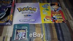 Pokemon Crystal Version (Nintendo Game Boy Color, 2001) Complete With Box Boxed