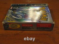 Pokemon Crystal Version Nintendo Game Boy Color GBC Complete in Box CIB