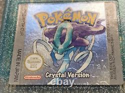 Pokemon Crystal Version Nintendo Game Boy Color PAL