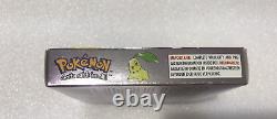 Pokemon Crystal Version Nintendo Game Boy Color PAL