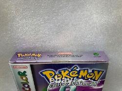 Pokemon Crystal Version Nintendo Game Boy Color PAL